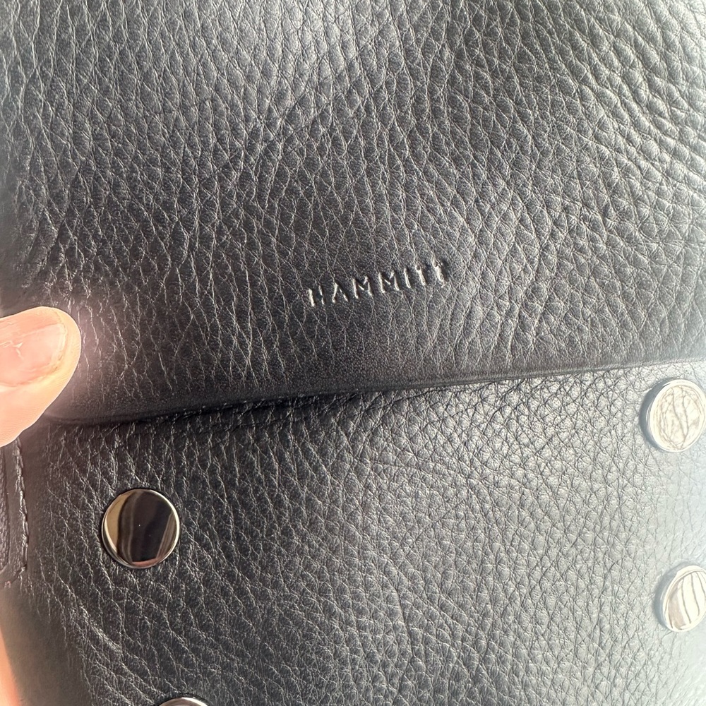 Hammitt VIP Mobile Black Leather Crossbody Bag - Picture 3 of 15